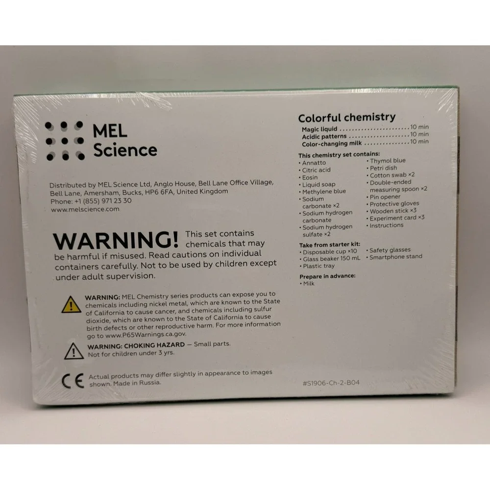 MEL‎ Chemistry Science Experiment Kit Lot